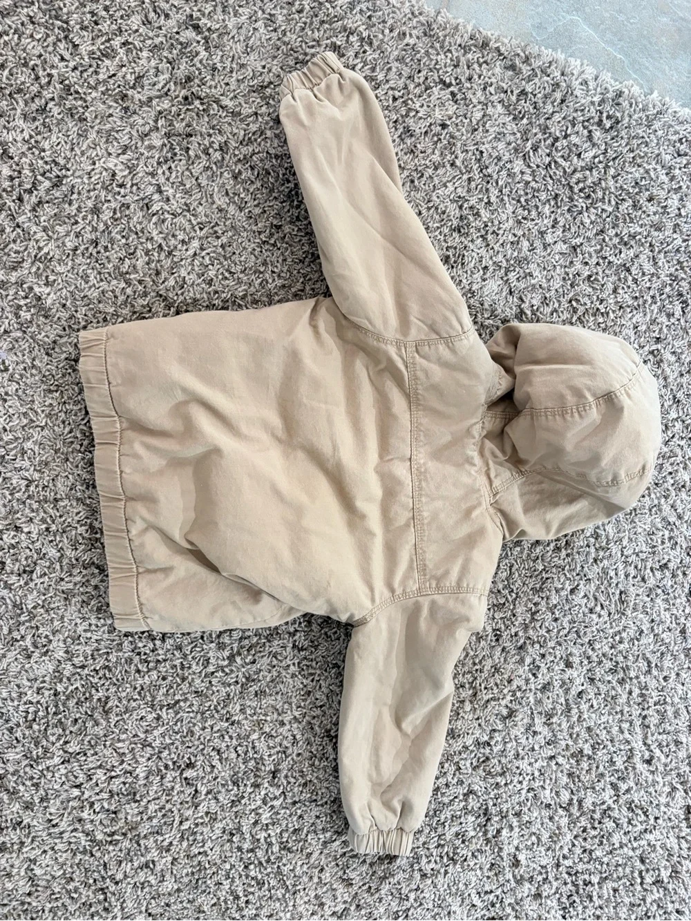 Old Navy 2T Toddler Hooded Utility Jacket in Khaki